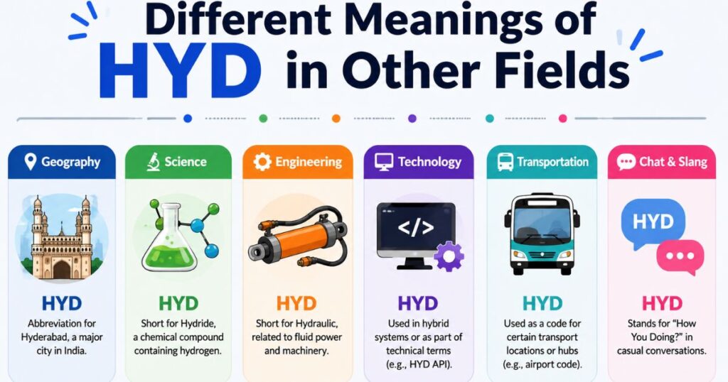 Different Meanings of HYD in Other Fields