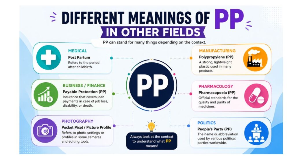 Different Meanings of PP in Other Fields