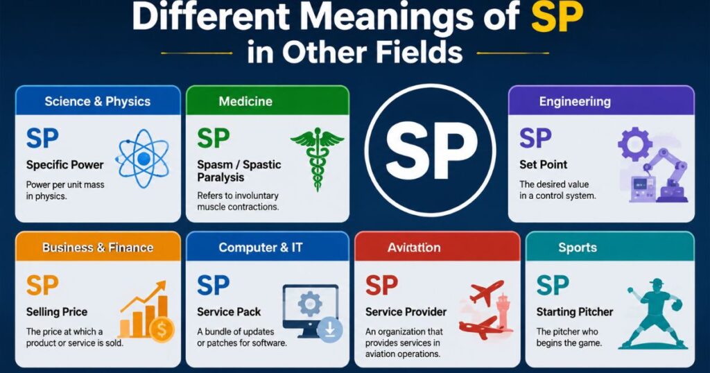 Different Meanings of SP in Other Fields