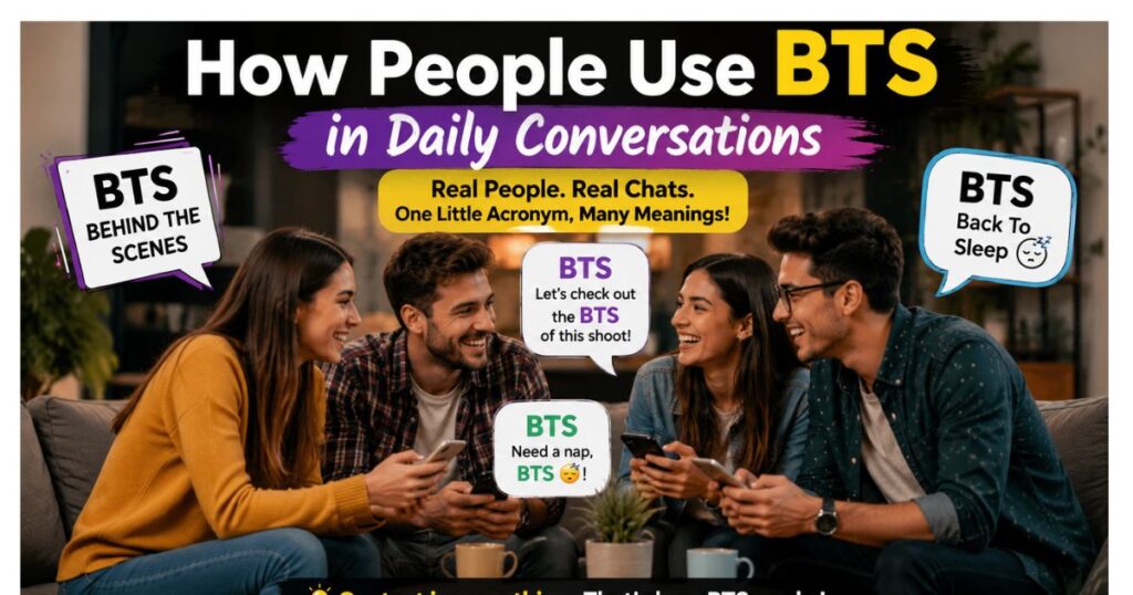 How People Use BTS in Daily Conversations