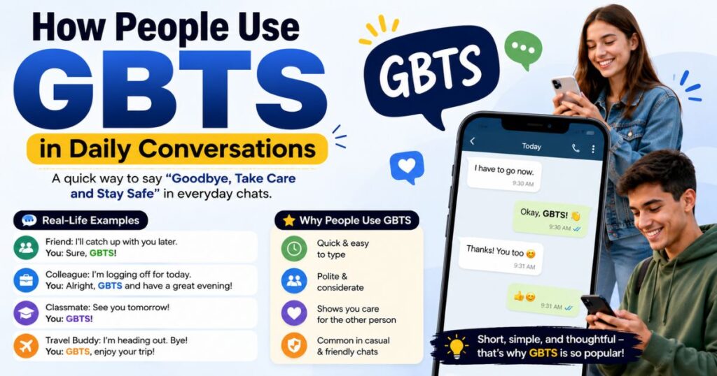 How People Use GBTS in Daily Conversations