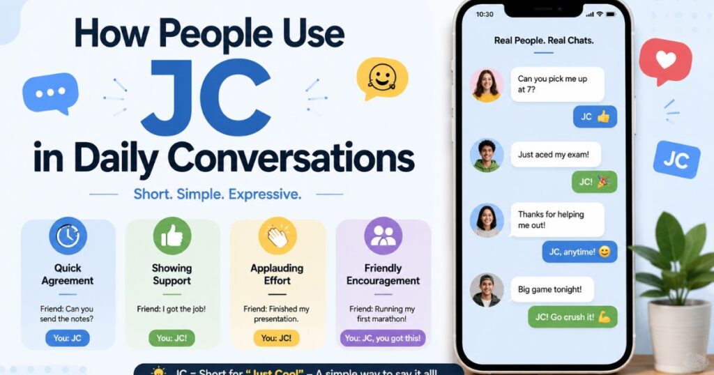 How People Use JC in Daily Conversations