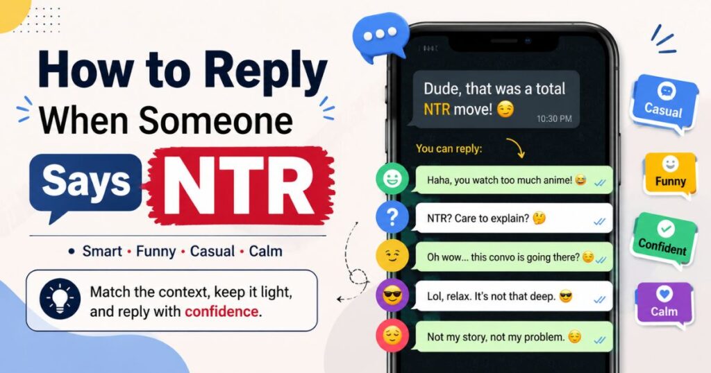 How to Reply When Someone Says NTR