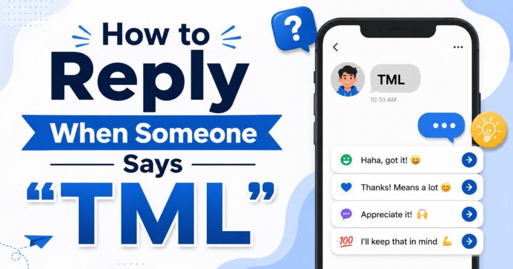 How to Reply When Someone Says TML