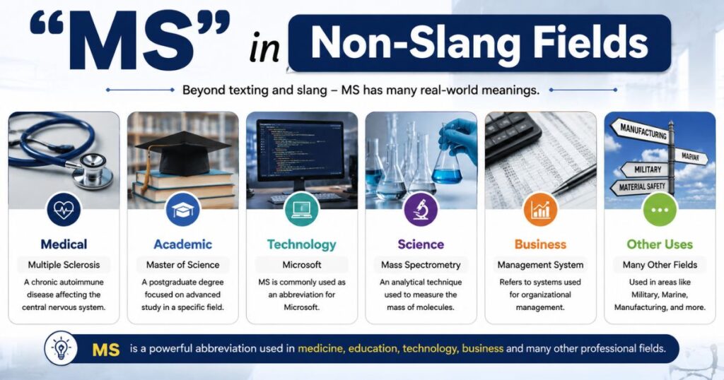 MS in Non-Slang Fields