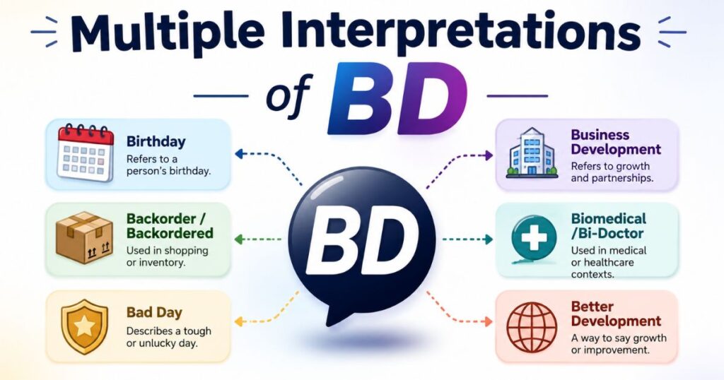 Multiple Interpretations of BD