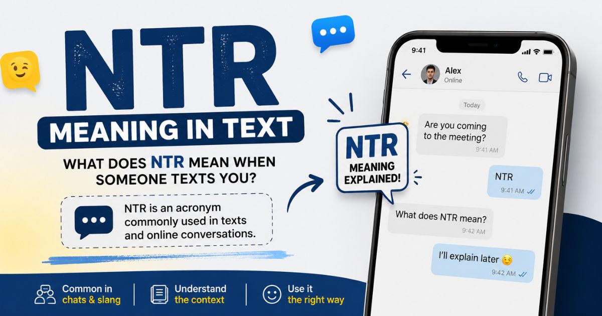NTR Meaning in Text