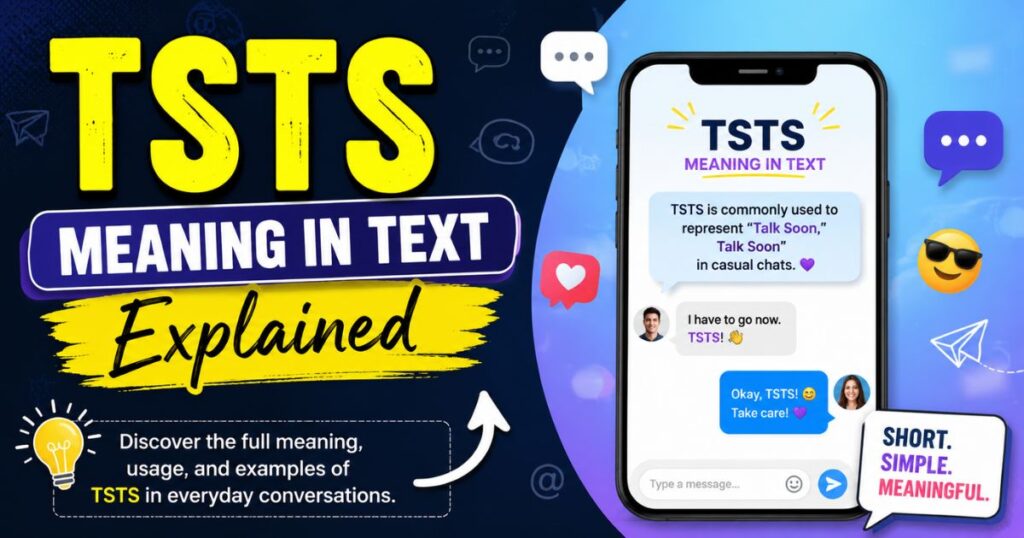 TSTS Meaning in Text Explained