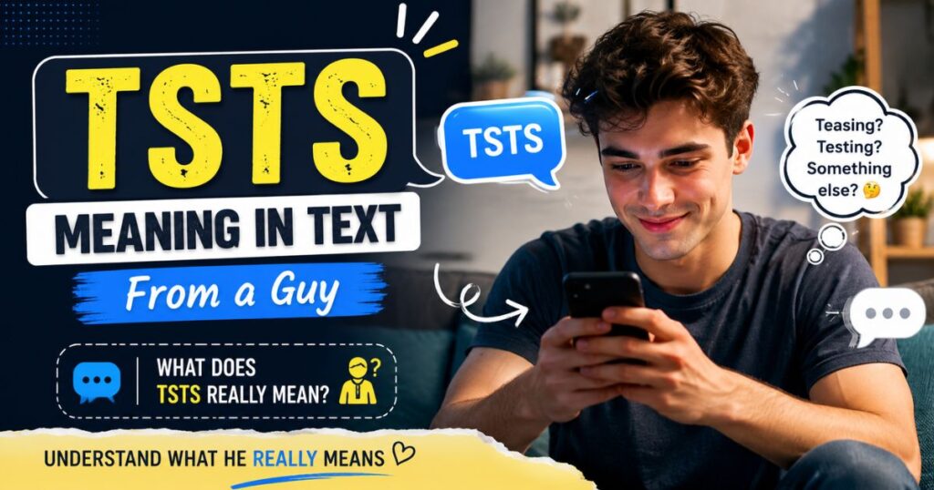 TSTS Meaning in Text From a Guy