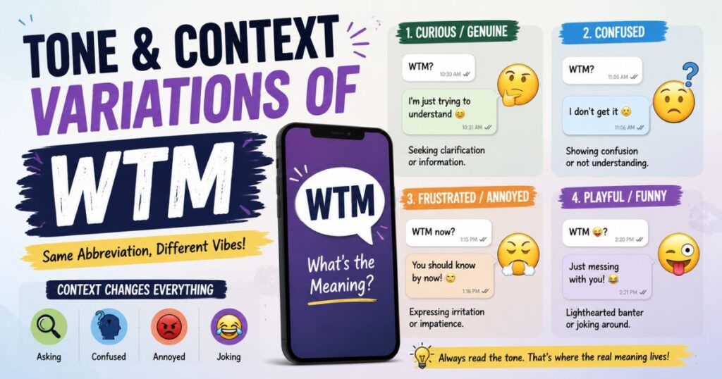 Tone & Context Variations of WTM