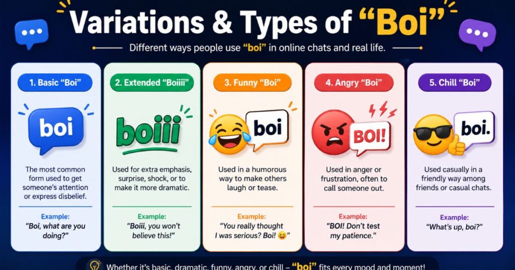 Variations & Types of Boi