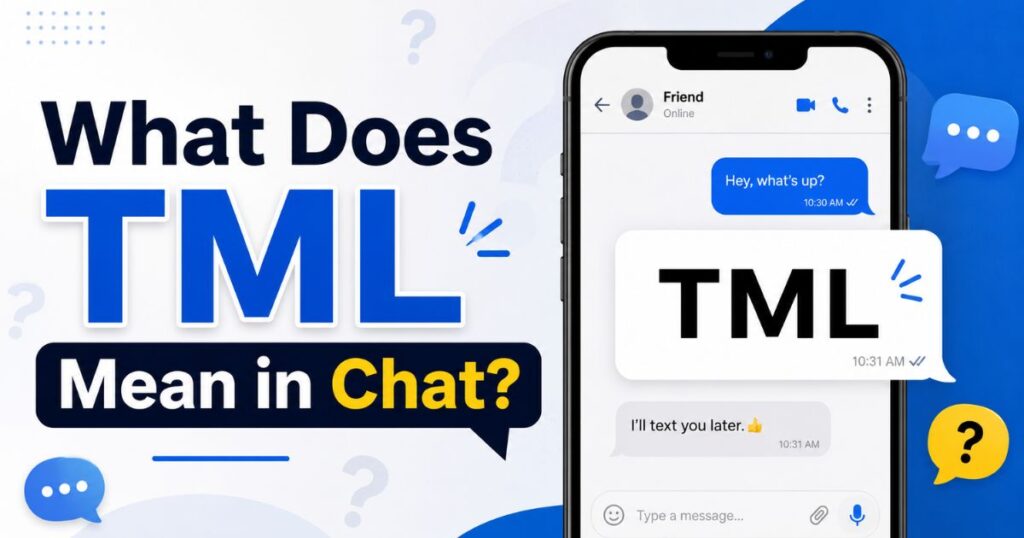 What Does TML Mean in Chat