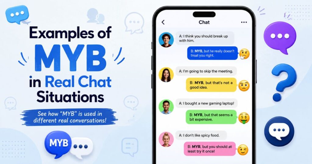 Examples of MYB in Real Chat Situations