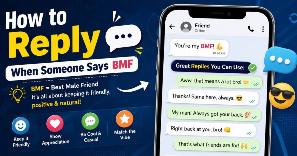 How to Reply When Someone Says BMF