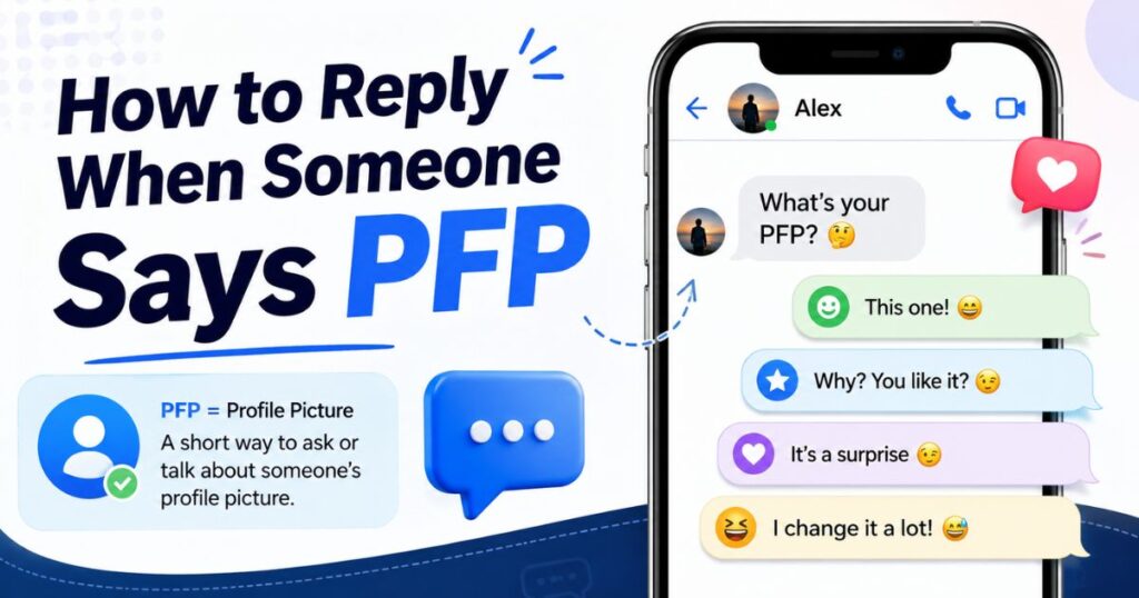 How to Reply When Someone Says PFP