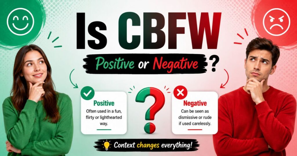 Is CBFW Positive or Negative