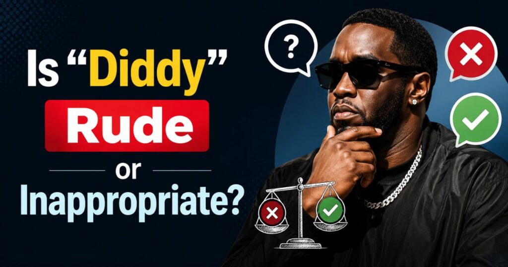 Is Diddy Rude or Inappropriate