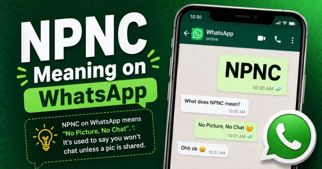 NPNC Meaning on WhatsApp
