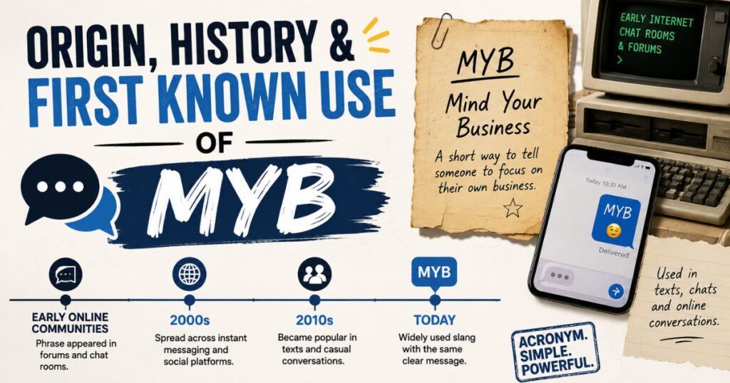 Origin, History & First Known Use of MYB