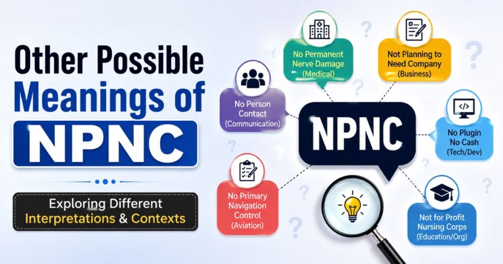Other Possible Meanings of NPNC