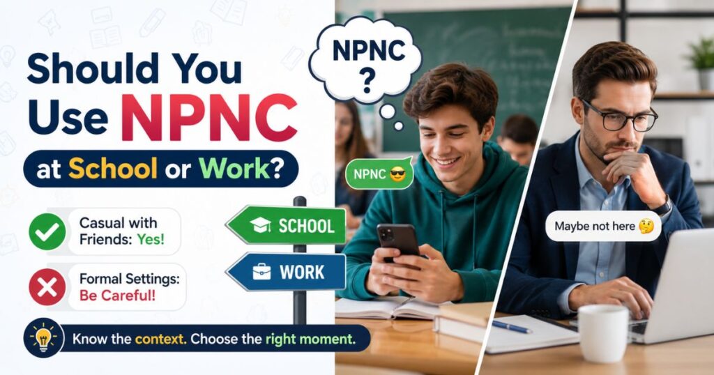 Should You Use NPNC at School or Work