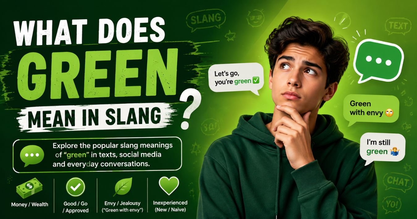 What Does Green Mean in Slang
