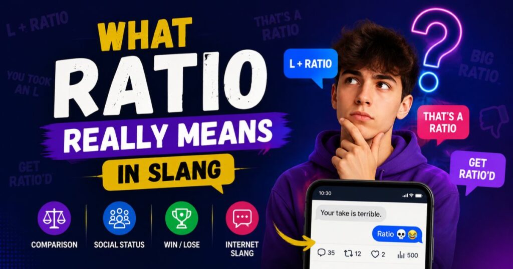 What Ratio Really Means in Slang