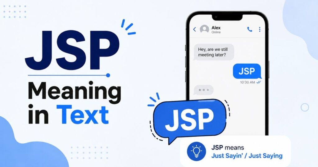 JSP Meaning in Text: What It Really Means (2026 Guide)
