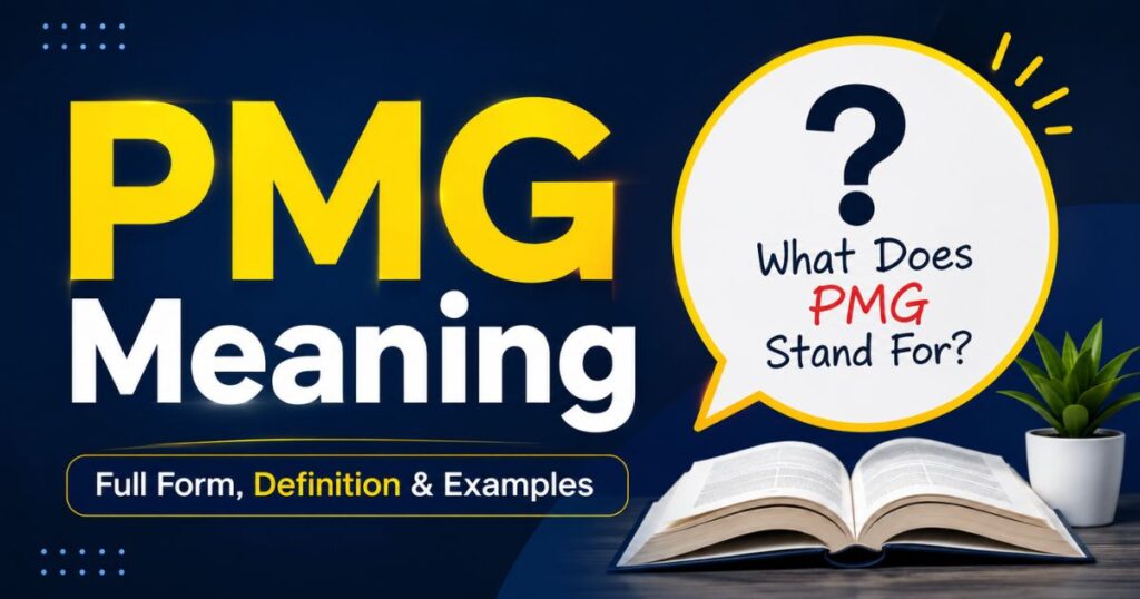 PMG Meaning: Slang, Texting, and Project Management Sense