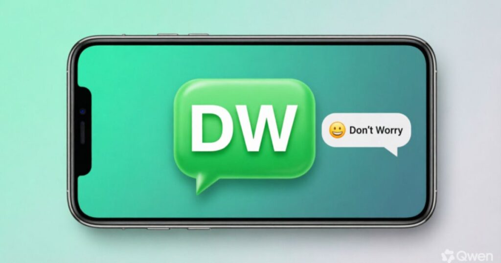dw-meaning-in-whatsapp