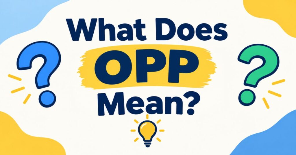 what-does-opp-mean