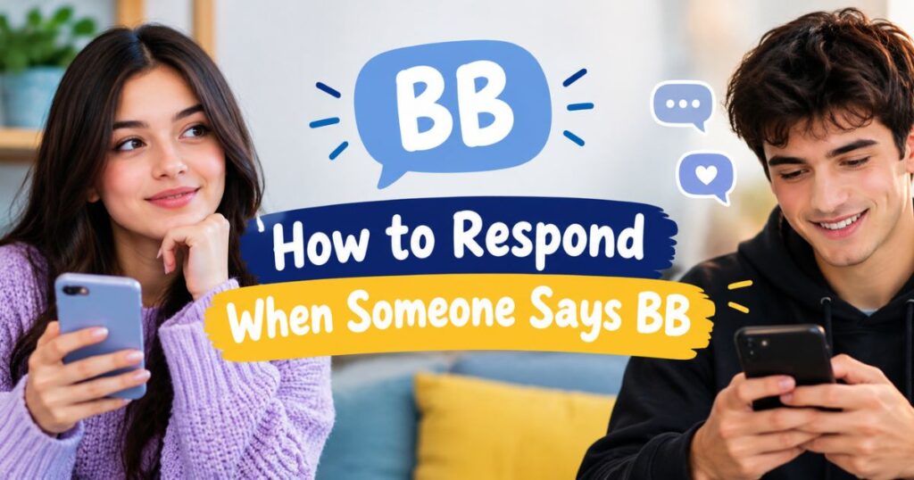 How to Respond When Someone Says BB
